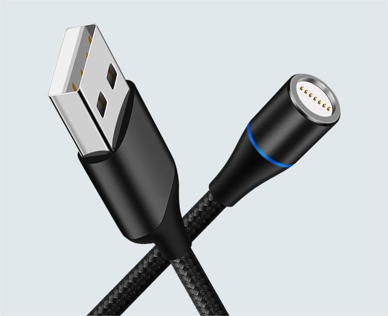 Magnetic data cable three in one fast charge