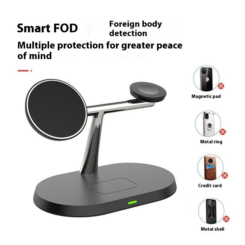 Three-in-one Magnetic Wireless Charger